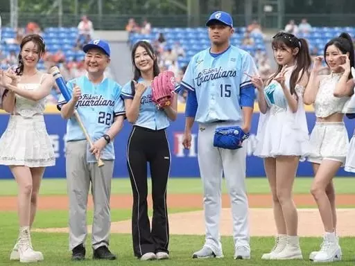 金針菇首登新莊開球！合體「富邦三本柱」李雅英、南珉貞、李珠珢！【野生抓正妹】