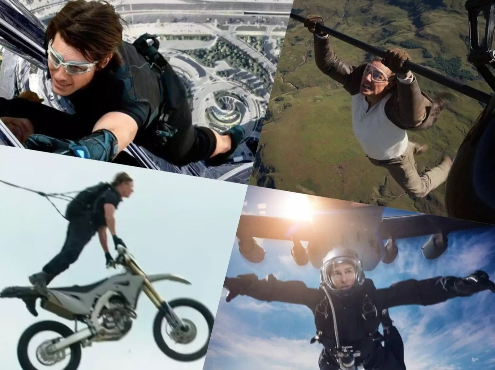 《不可能的任務》湯姆克魯斯 Tom Cruise 5 大「特技神場面」：騎車跳懸崖、攀 800 公尺高塔⋯全都來真的！