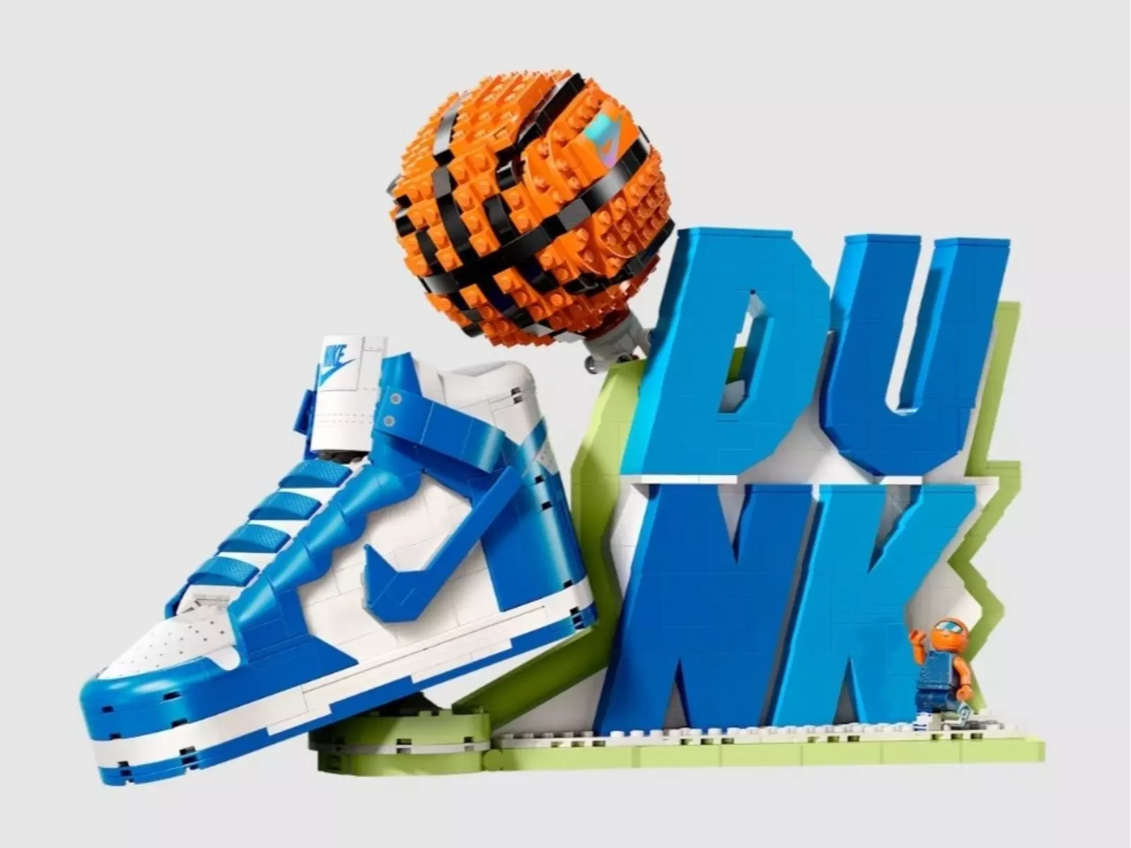 LEGO x Nike 台灣發售情報整理！藍白 Dunk「1180 片積木組成」超欠收藏！