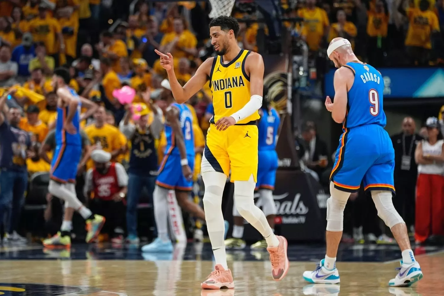 NBA／溜馬 G6 主場痛宰雷霆進入「搶七大戰」！Tyrese Haliburton 負傷上陣！