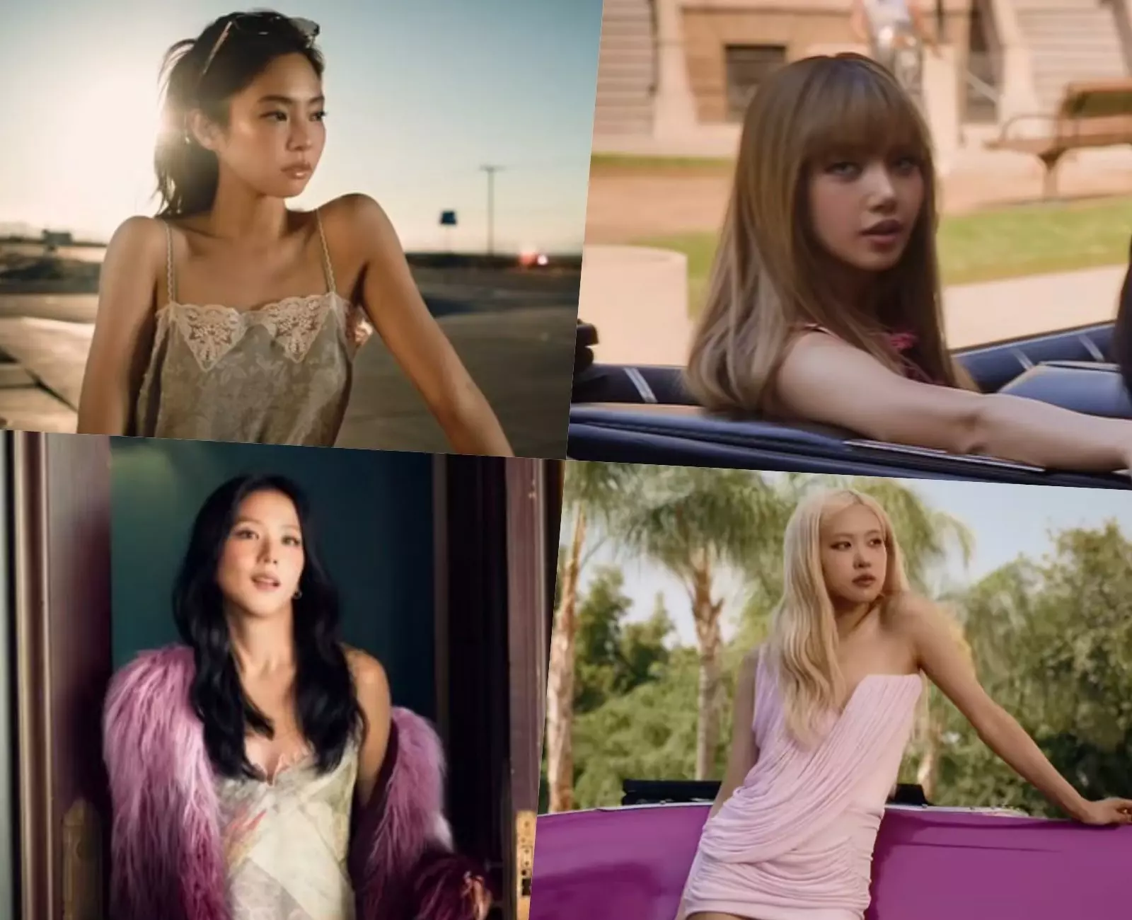 BLACKPINK 世巡《DEADLINE》預告片公開！4 成員開「粉色豪車」登場展現成熟新貌！