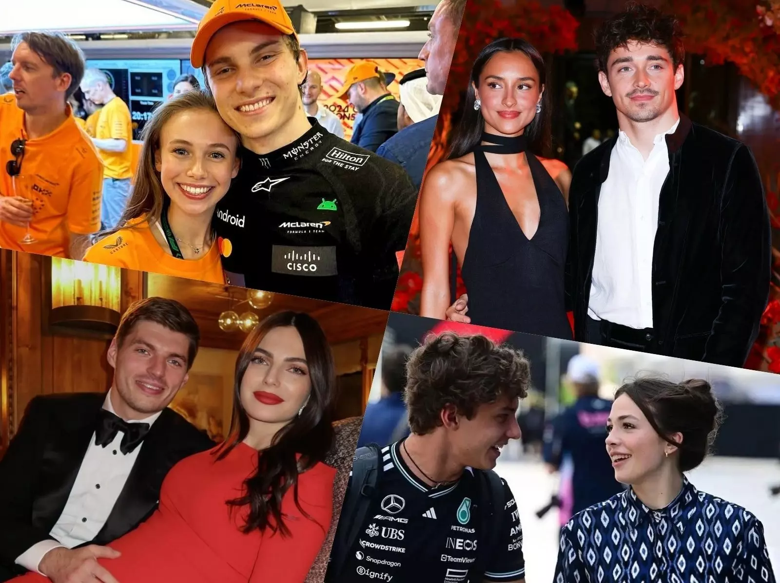 F1賽車手女友大公開！法拉利 Charles Leclerc、麥拉倫 Oscar Piastri⋯等 5 位男神另一半不輸女明星！