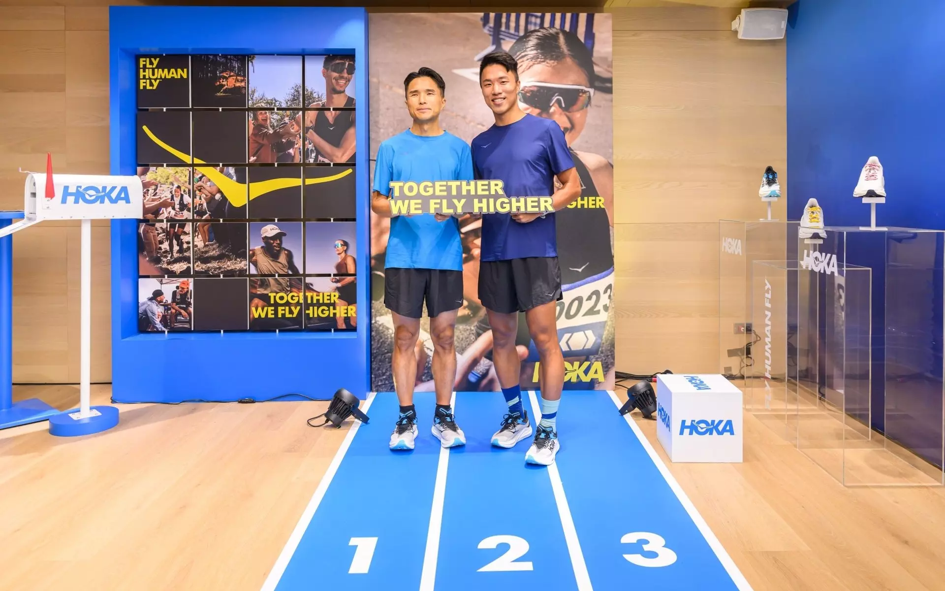 HOKA 攜手台灣鐵人搭檔詮釋「Together We Fly Higher」精神！與 CAFEAO 合作推出限定餐飲！
