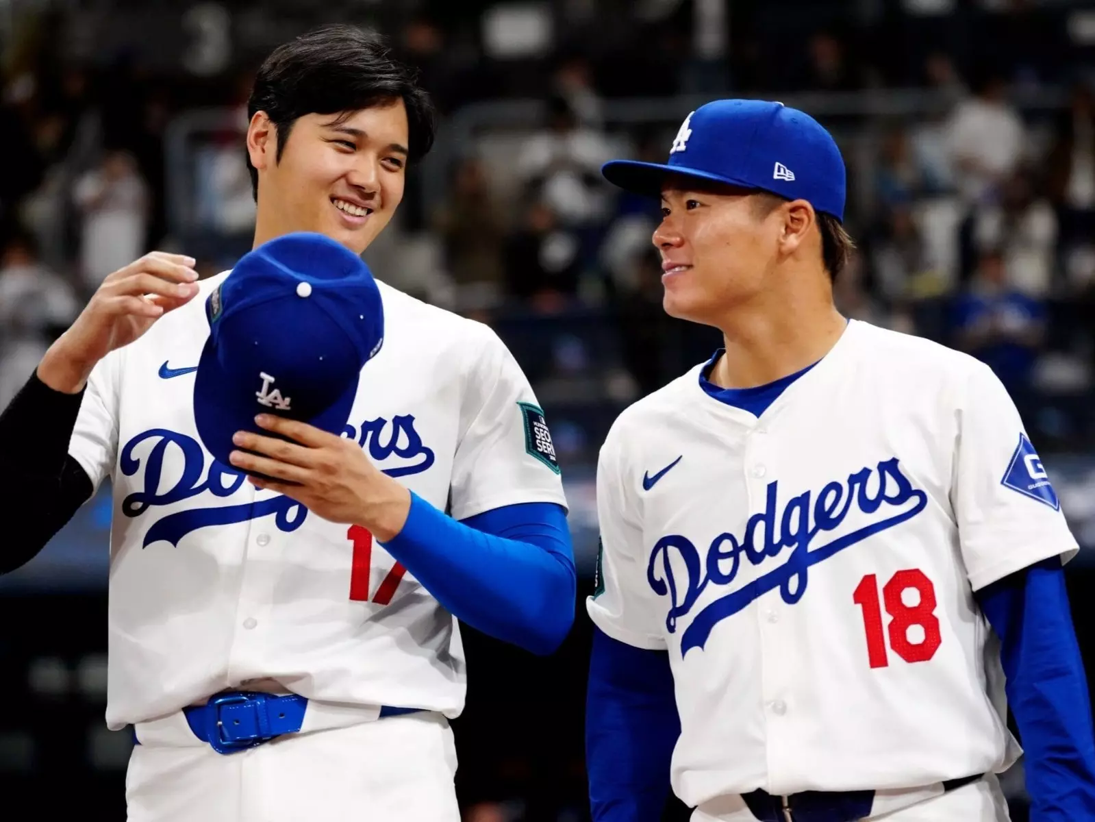 MLB／山本由伸錯過明星賽大合影，大谷翔平「畢冊式 P 圖」惡搞補放照片讓網友笑翻！