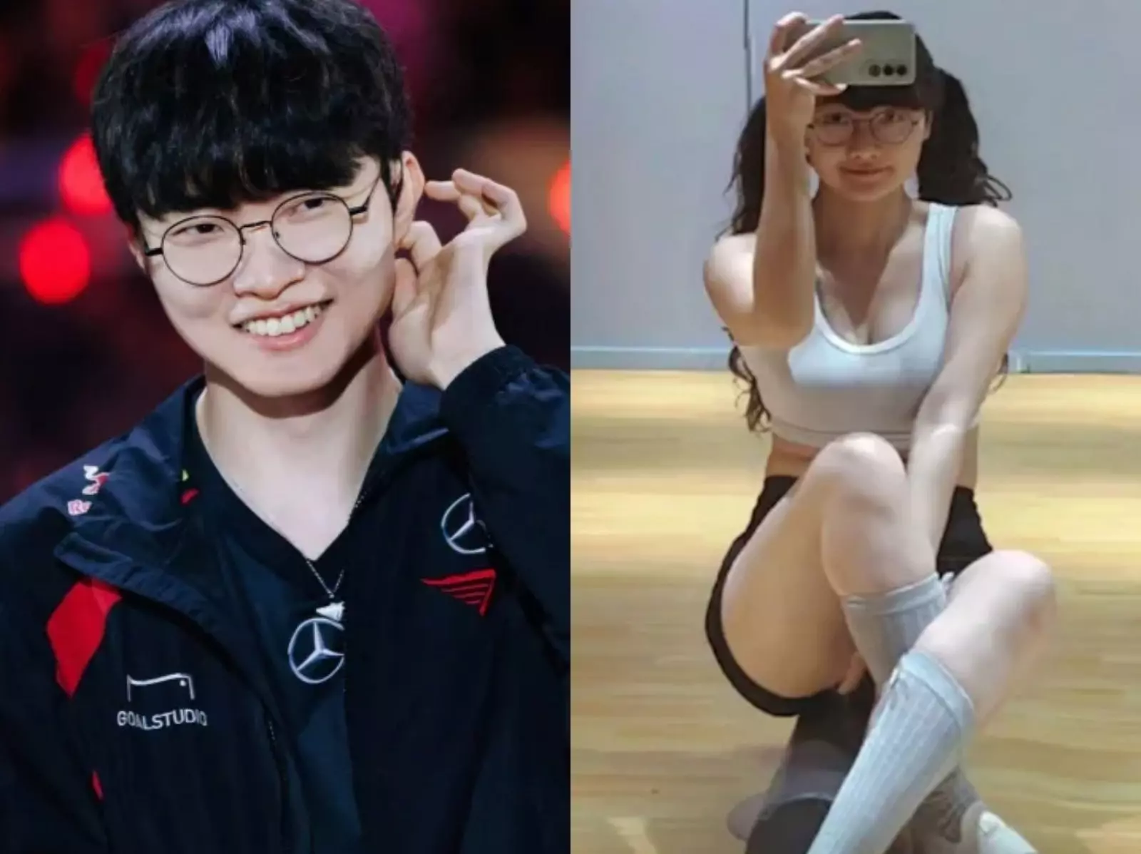 《英雄聯盟》世界冠軍 Faker 出現「女版分身」！網紅莎赫兒撞臉爆紅，網友驚呼：「太詭異！」