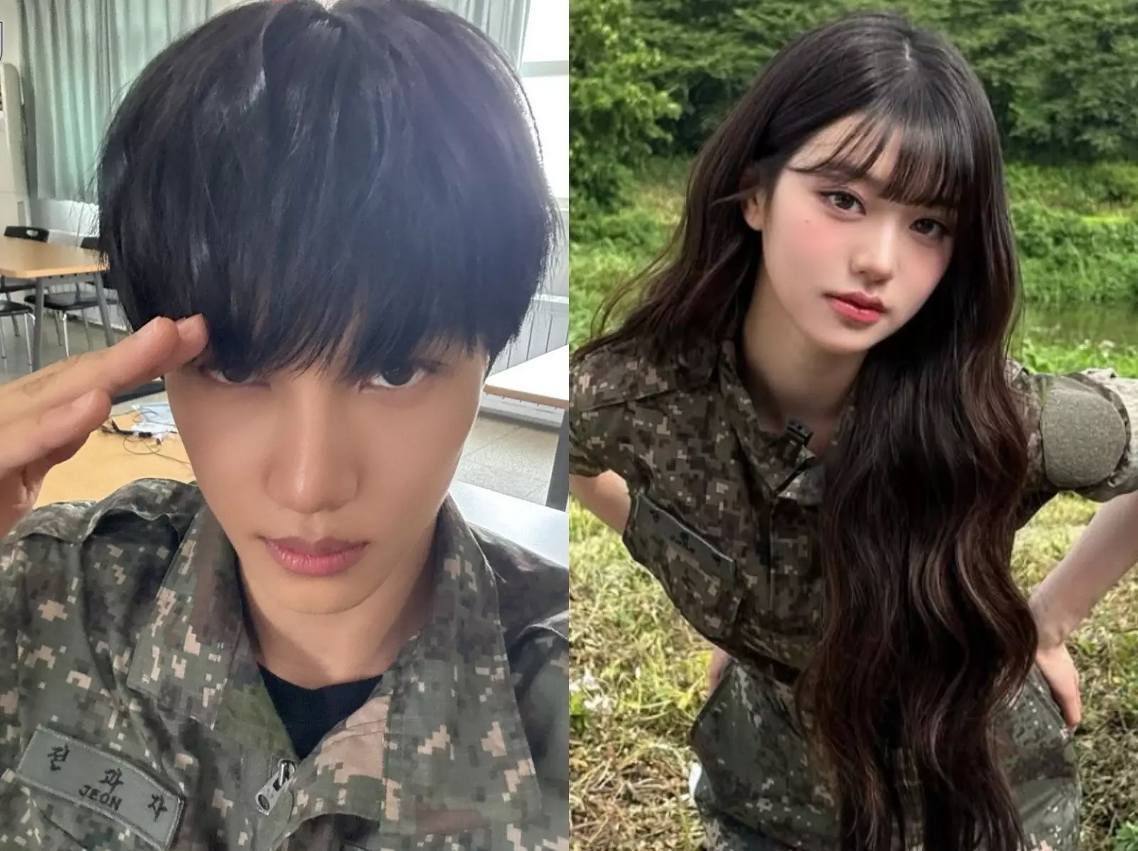 EXO KAI 入伍被問喜歡張員瑛還是安俞真？客套回應後偷說：「比較喜歡 aespa！」