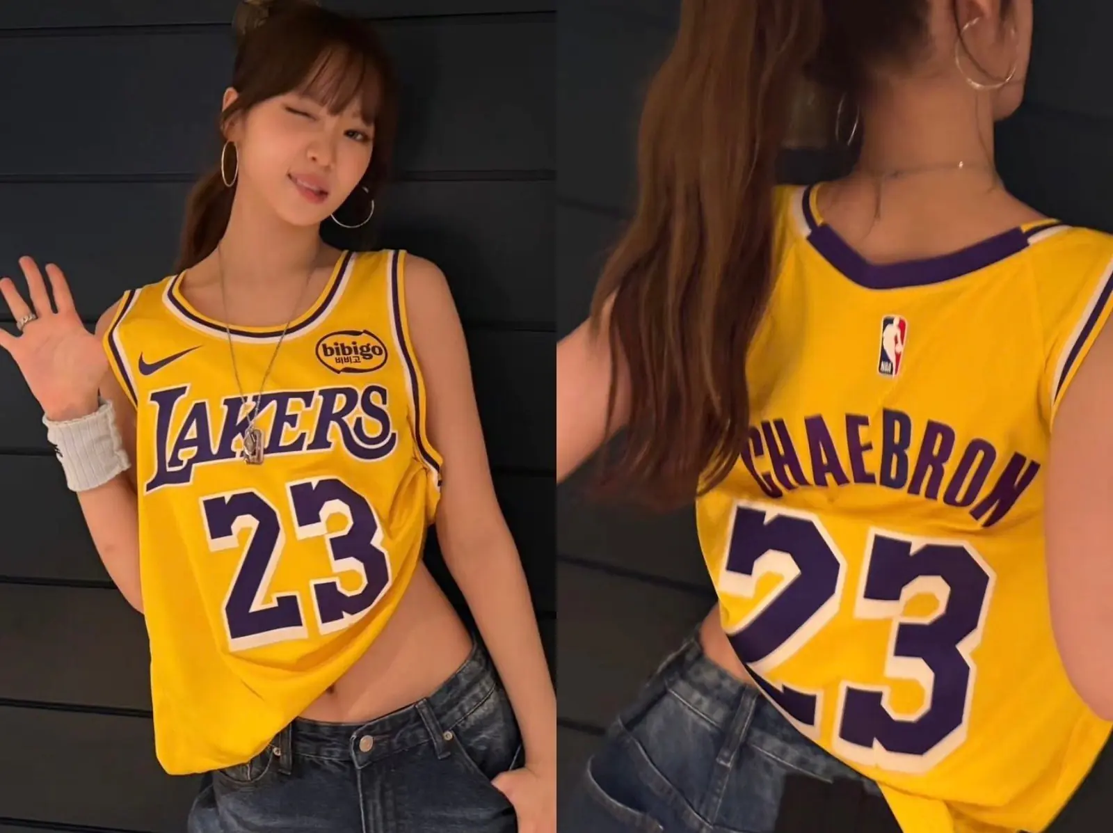 LE SSERAFIM 北美巡演驚喜！金采源穿  LeBron James 球衣化身「CHAEBRON」掀熱議！