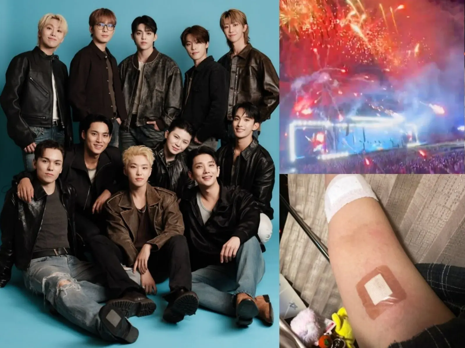 SEVENTEEN 演唱會驚傳煙火事故！粉絲手臂燒傷，PLEDIS 發聲明致歉！