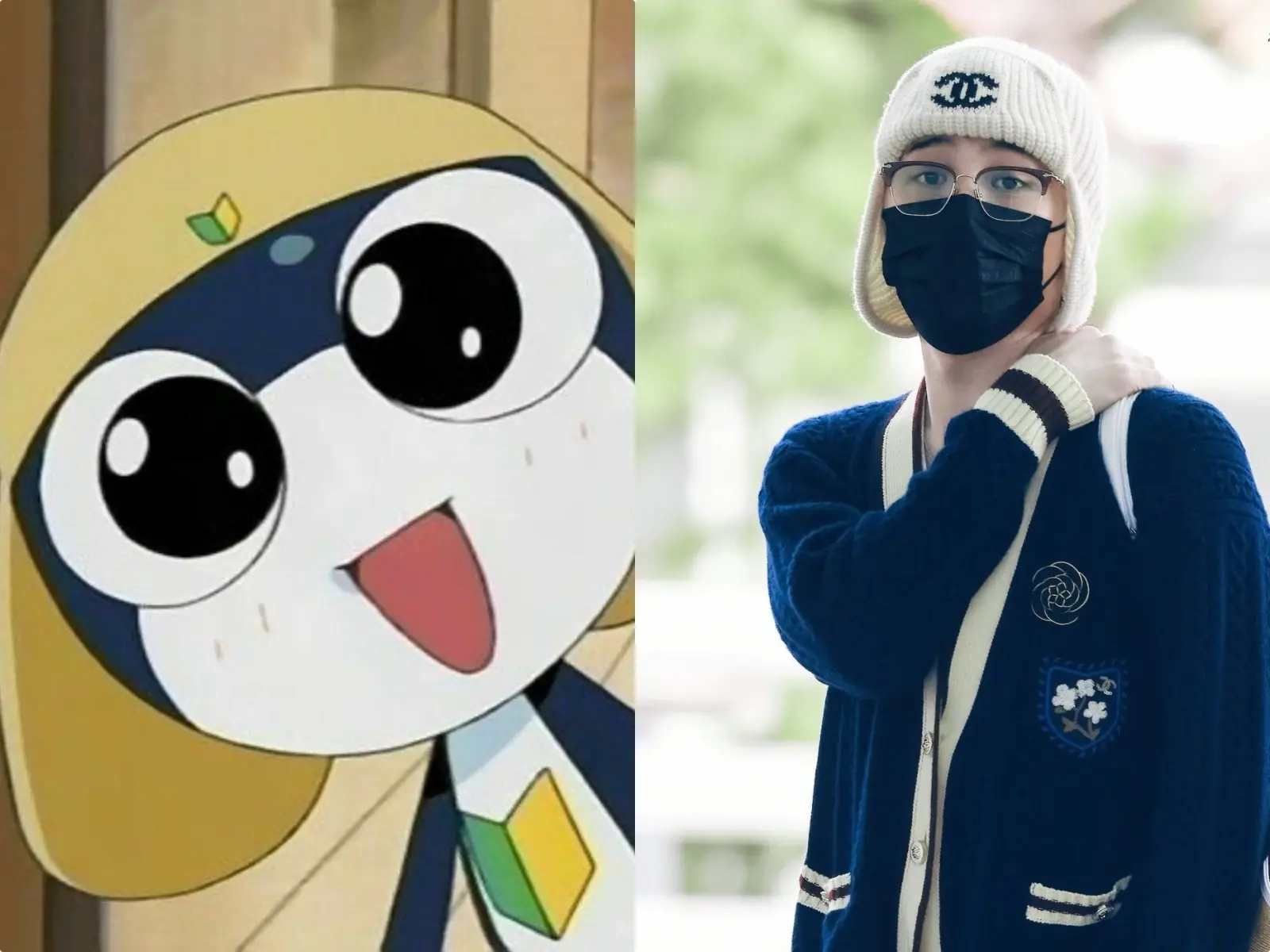 GD 權志龍機場穿搭酷似《Keroro 軍曹》的二等兵 Tamama！軟萌模樣引熱議！