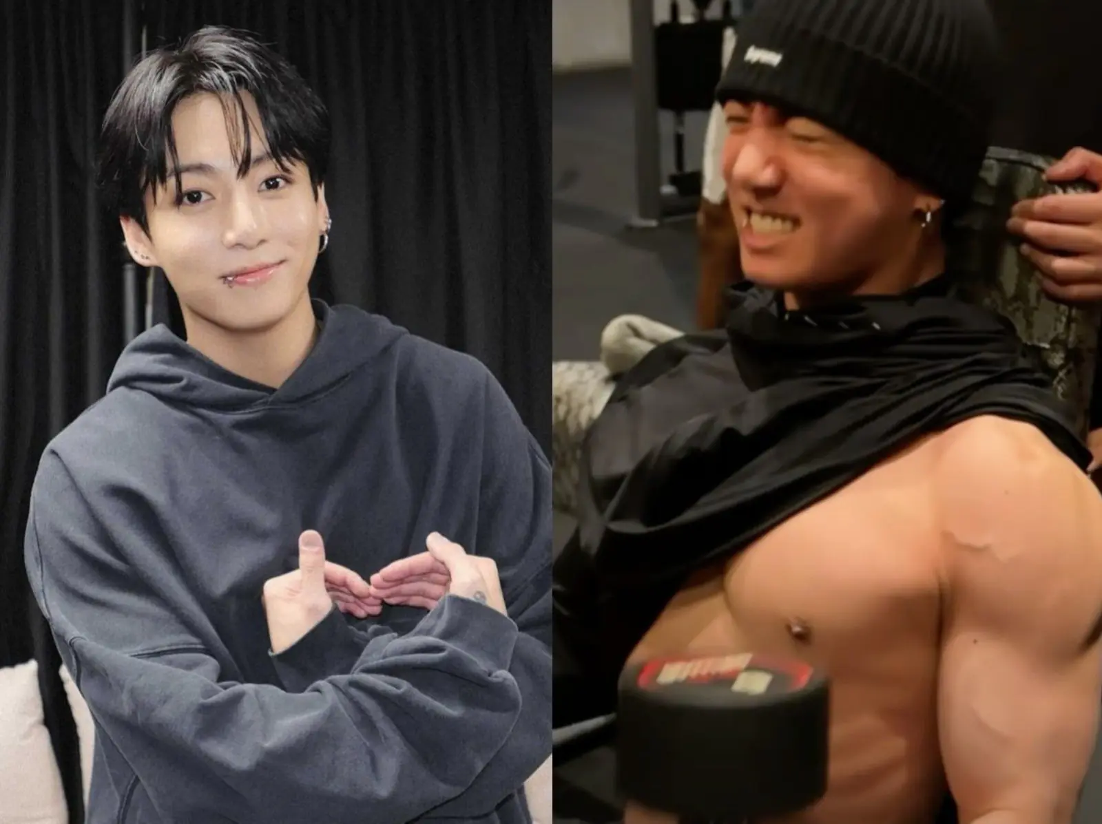 BTS 防彈少年團全員退伍瘋健身！忙內田柾國大秀胸肌，粉絲嗨翻：「真的能免費看？」