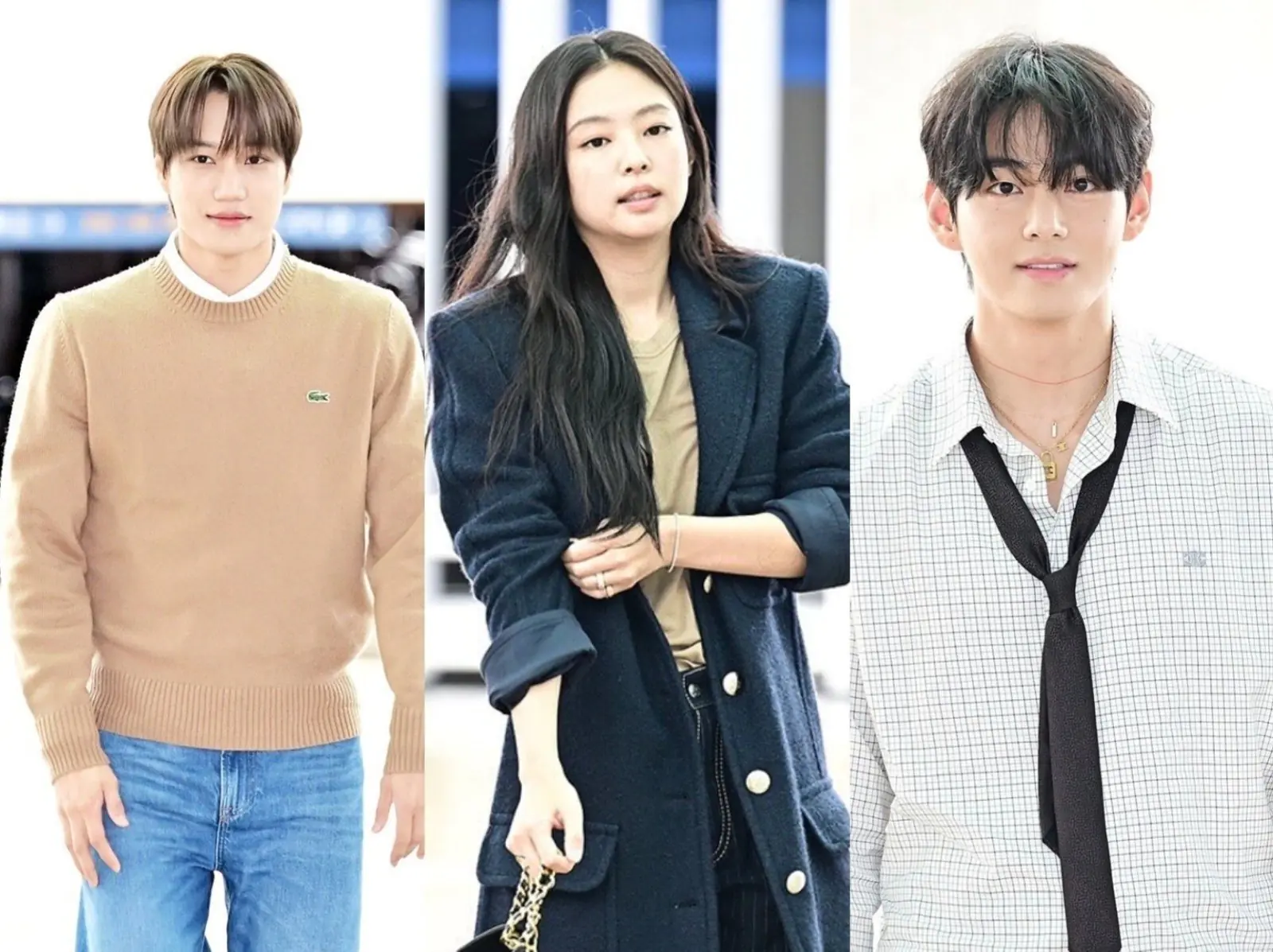 BLACKPINL Jennie 與緋聞男友 BTS V、EXO Kai 同航班飛巴黎？網友：「來首 〈Like Jennie〉」