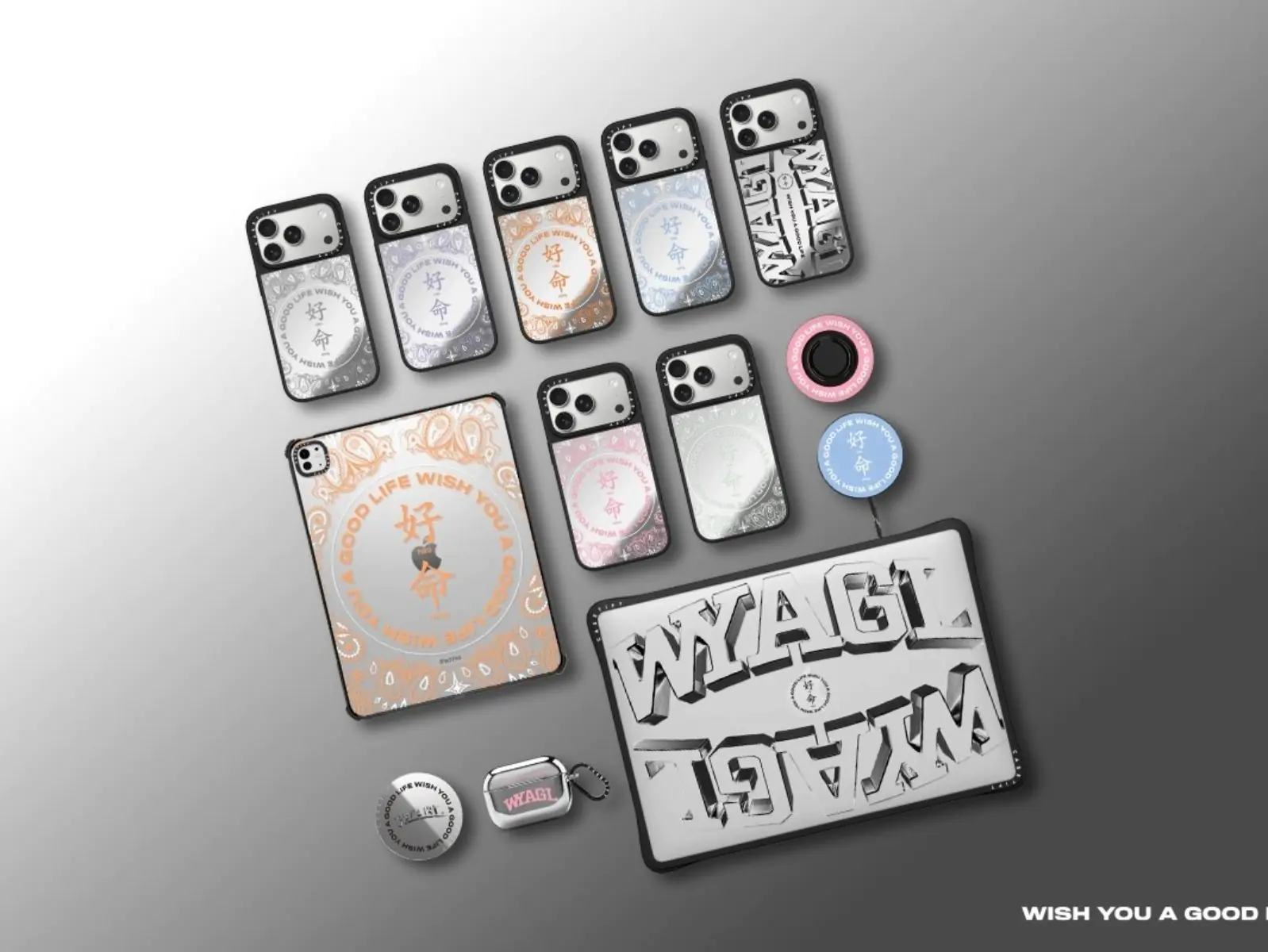 夢回千禧華流巔峰！CASETiFY 三度攜手周湯豪「WISH YOU A GOOD LIFE 祝您好命」推全新鏡面變形蟲系列