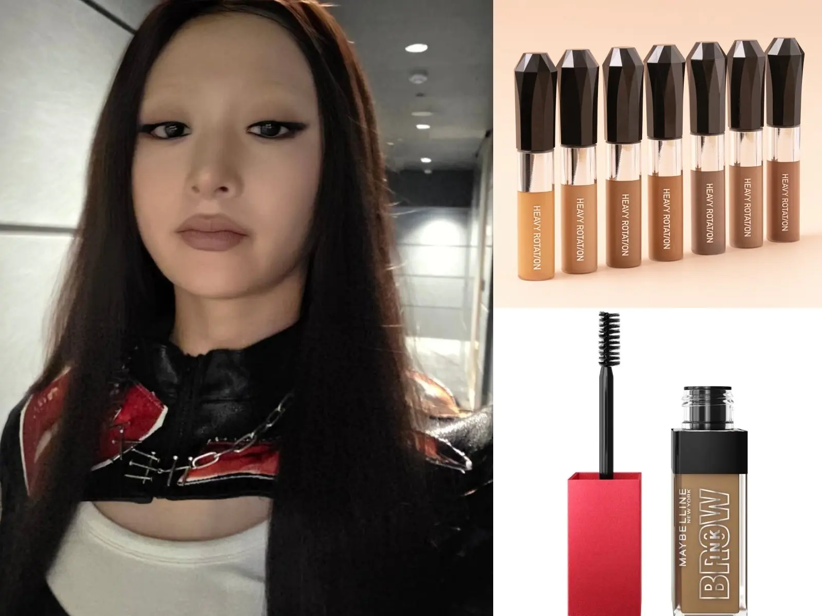 LE SSERAFIM 許允真身高 172 回應漂淺眉毛妝容爭議｜漂眉漂髮差異、注意事項、眉毛漂色五官、臉型分析一次看！