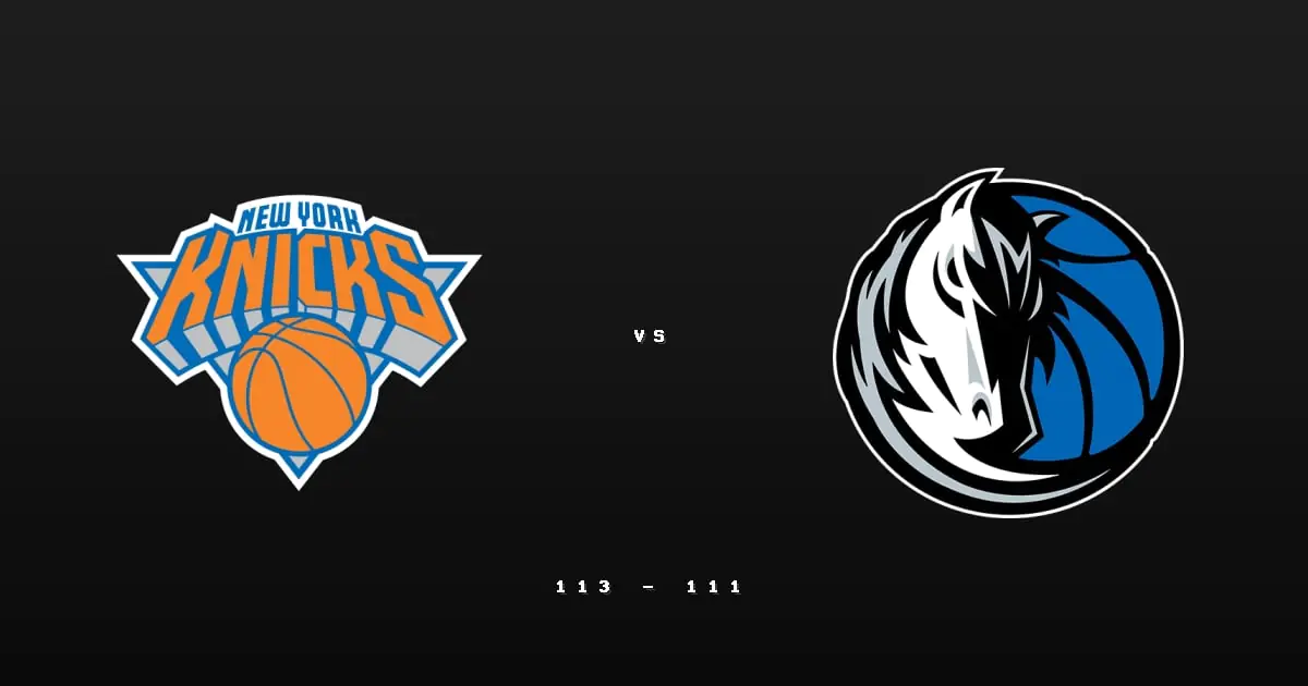 [2025/11/20 尼克 @ 獨行俠] Brunson攻下28分領銜 尼克客場險勝獨行俠