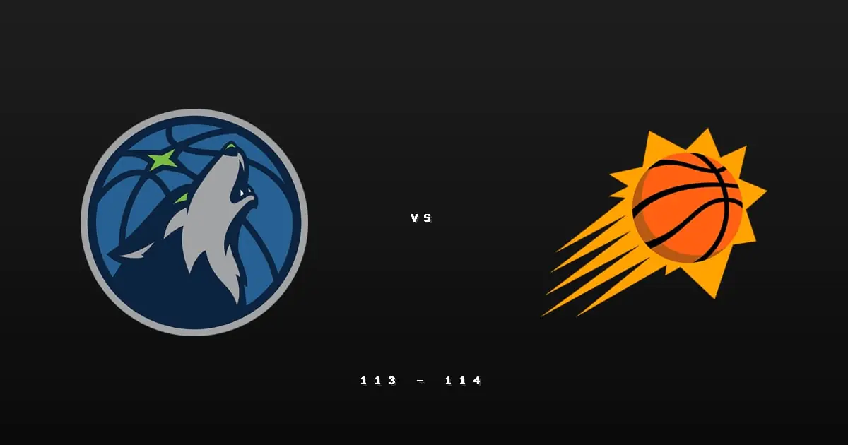 [2025/11/22 灰狼 @ 太陽] Edwards狂砍41分仍不敵 太陽主場驚險1分險勝灰狼