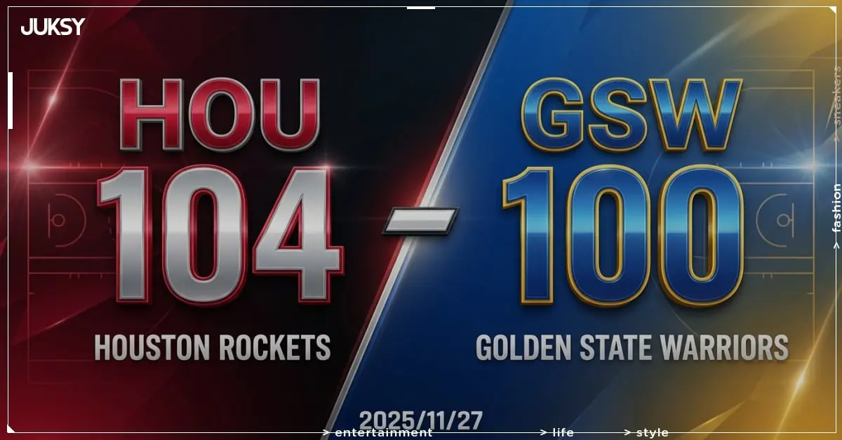 [2025/11/27 火箭 @ 勇士] Sheppard狂砍31分 火箭客場力克勇士奪勝