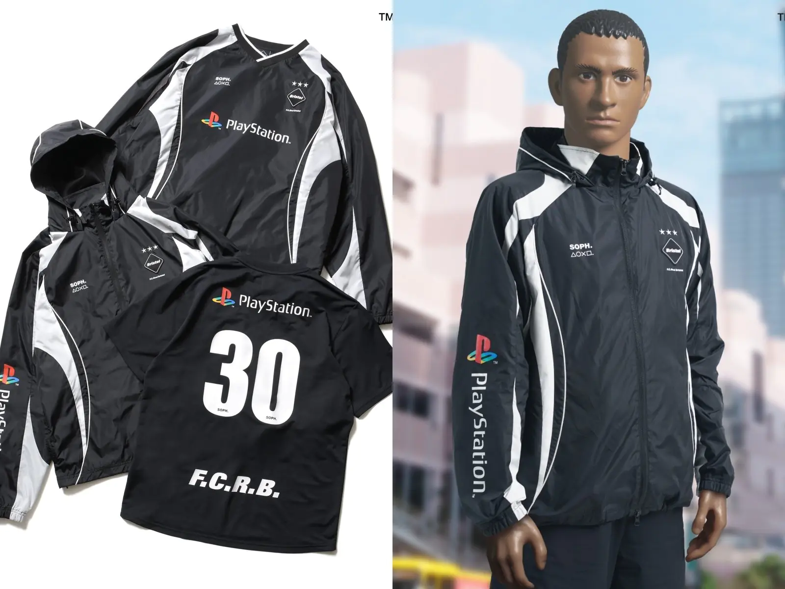 慶祝 PlayStation 30 週年！F.C.Real Bristol 跨界聯名，台北限定單品將在信義 A9 快閃店開賣！