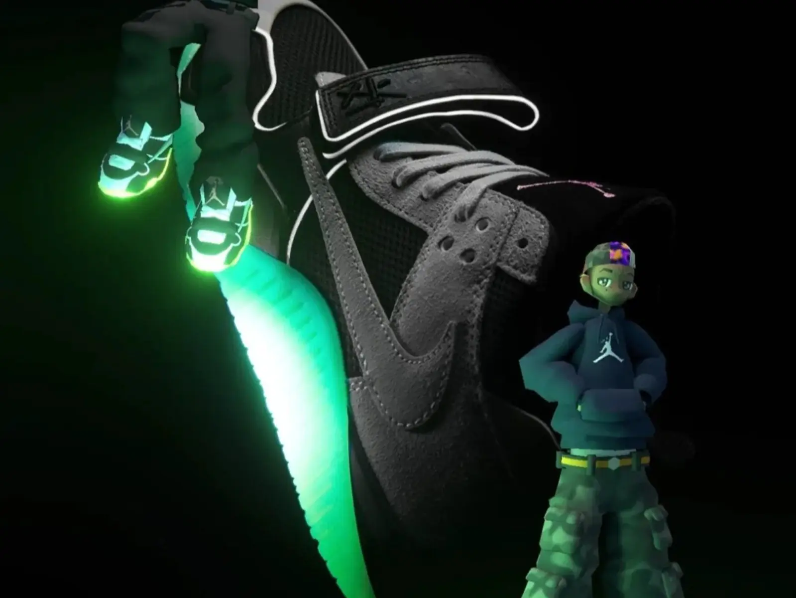 Chase B x Travis Scott x Jordan Jumpman Jack 倒勾球鞋發售情報公開！夜光鞋底置入帥度拉滿！