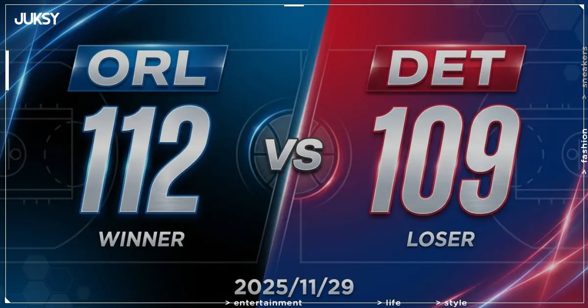 [2025/11/29 魔術 @ 活塞] Bane轟37分率隊客場險勝 魔術力克活塞奪勝