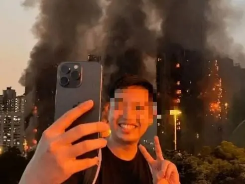 香港宏福苑大火！中國籍 YouTuber Kenny 火場比 YA 狂言，遭逮補下場曝光！