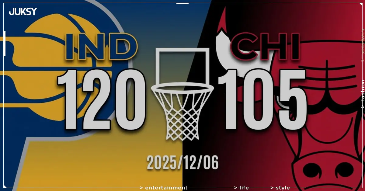 [2025/12/06 溜馬 @ 公牛] Siakam狂砍36分 溜馬客場火力全開擊敗公牛