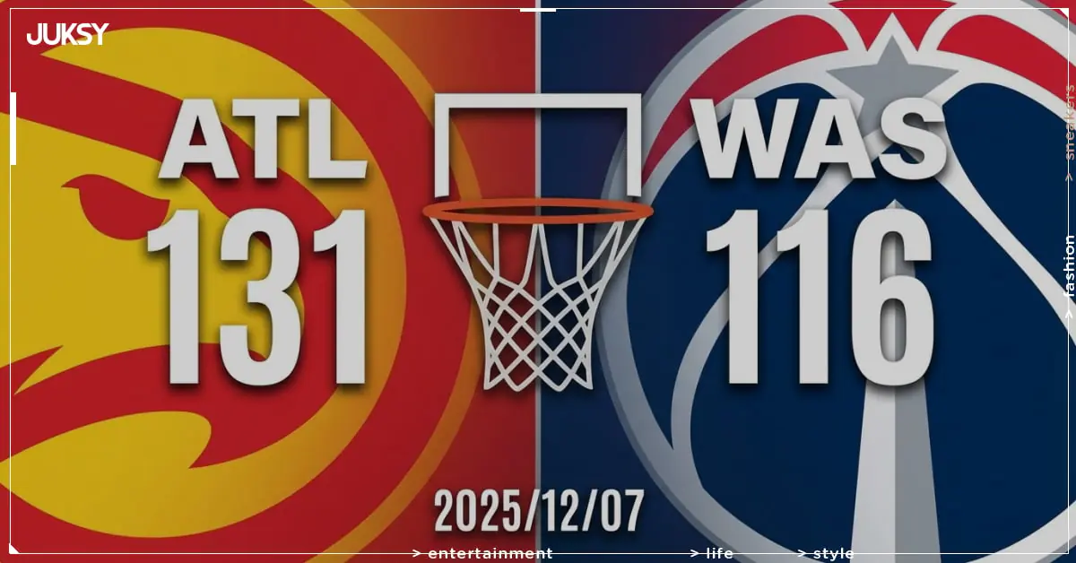 [2025/12/07 老鷹 @ 巫師] Jalen Johnson大三元領軍 老鷹客場狂勝巫師15分