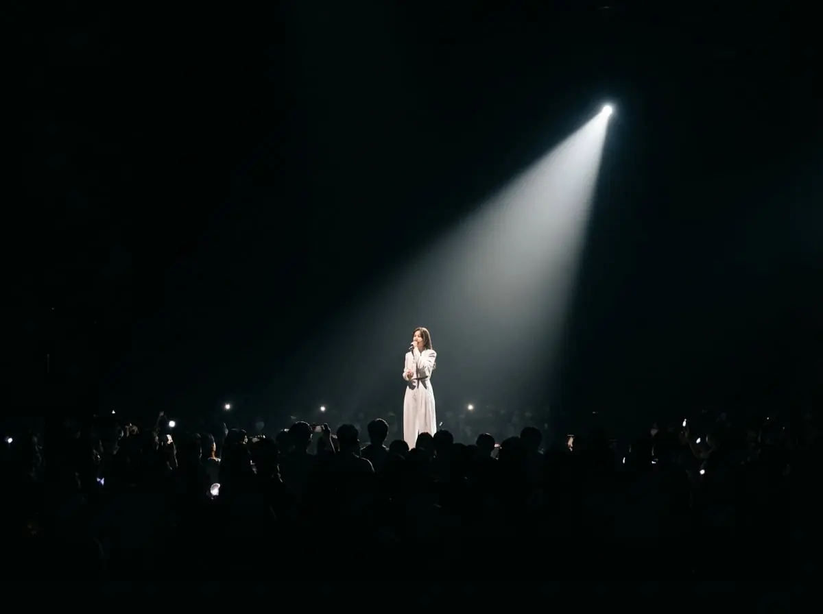 洪佩瑜北流創舉全場關燈12分鐘！4000樂迷黑暗中屏息聆聽最純粹歌聲