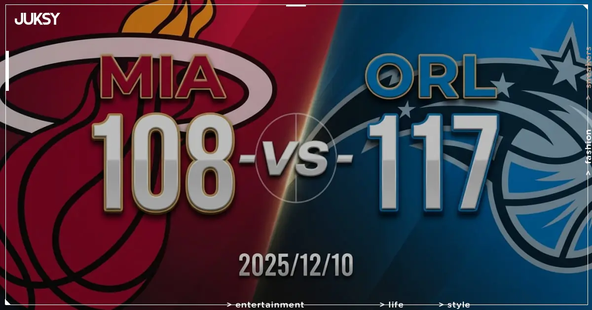 [2025/12/10 熱火 @ 魔術] Bane狂砍37分率隊奪勝 魔術主場9分力克熱火
