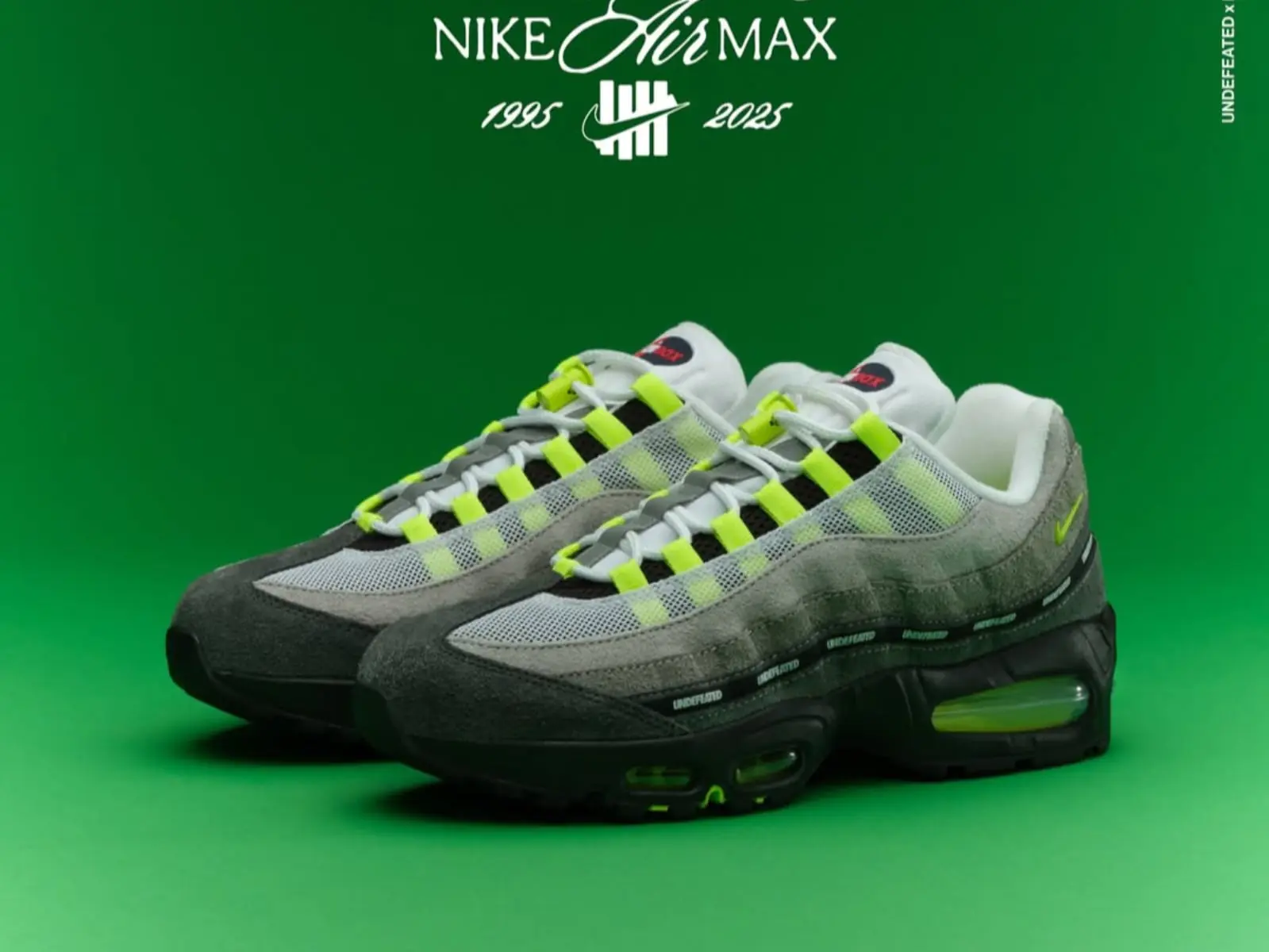 UNDEFEATED x Nike Air Max 95 全新聯名無預警登場！Neon 等 4 款城市限定配色太燒！