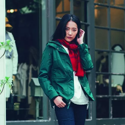 JUKSY穿搭教學：【三合一防水外套】戶外休閒穿搭示範 - 女生篇