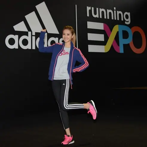 adidas Running EXPO 美力系隊長 Jolin 蔡依林驚喜現身台灣首創跑步博覽會！