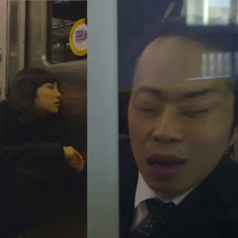 上班族到底有多累？日本通勤睡顏超奇葩