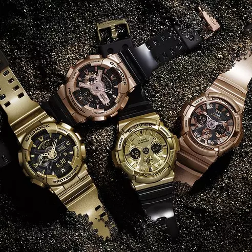 G-SHOCK黑x金酷炫風潮來襲！  4款超人氣大錶徑系列錶款 搶攻早春街頭時尚
