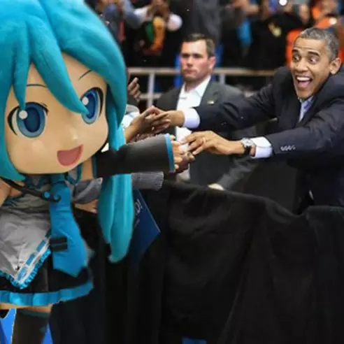 歐巴馬也是初音迷？日本網友爆笑 PS 美國總統的動漫小劇場