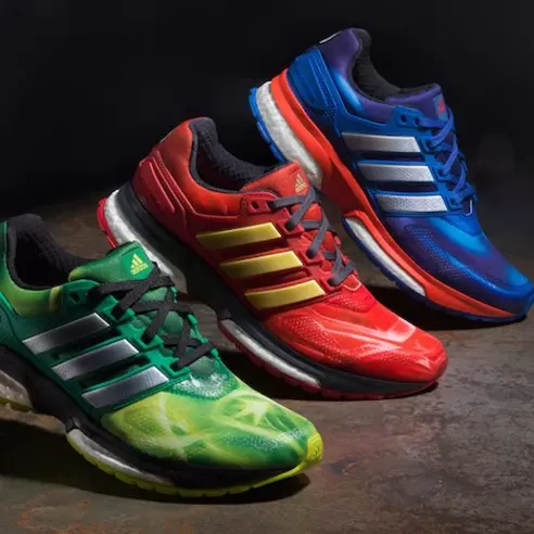adidas 聯名漫威，推出《復仇者聯盟 2》主題跑鞋及服飾