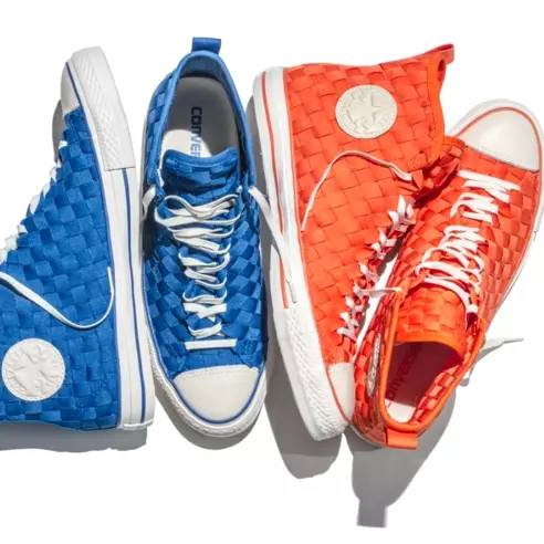 CONVERSE推出Chuck Taylor All Star 純色編織橙、藍高筒系列