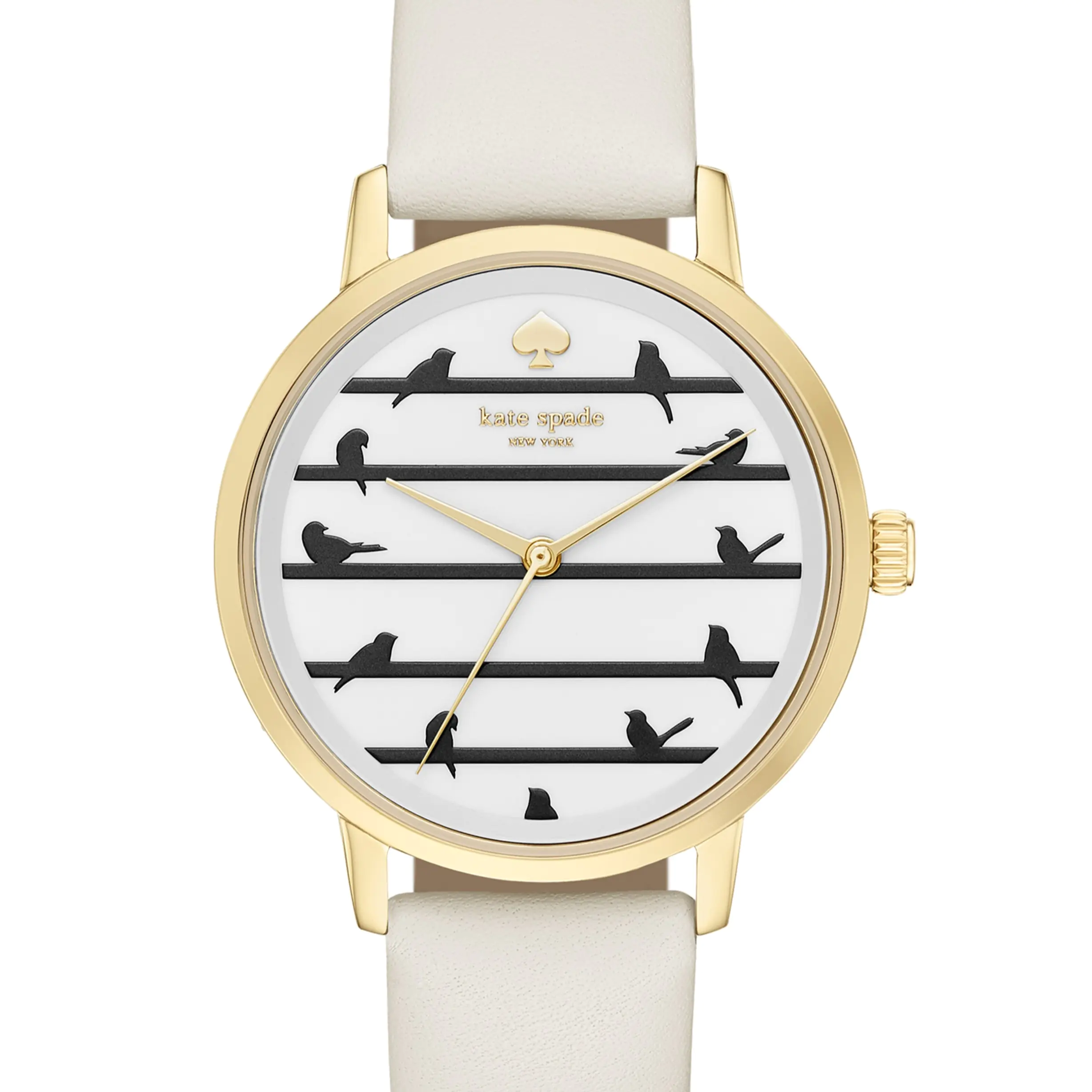 Kate Spade New York清新早春 療癒度爆「錶」   小雛菊、鳥兒、蜜蜂飛進時尚腕錶裡 