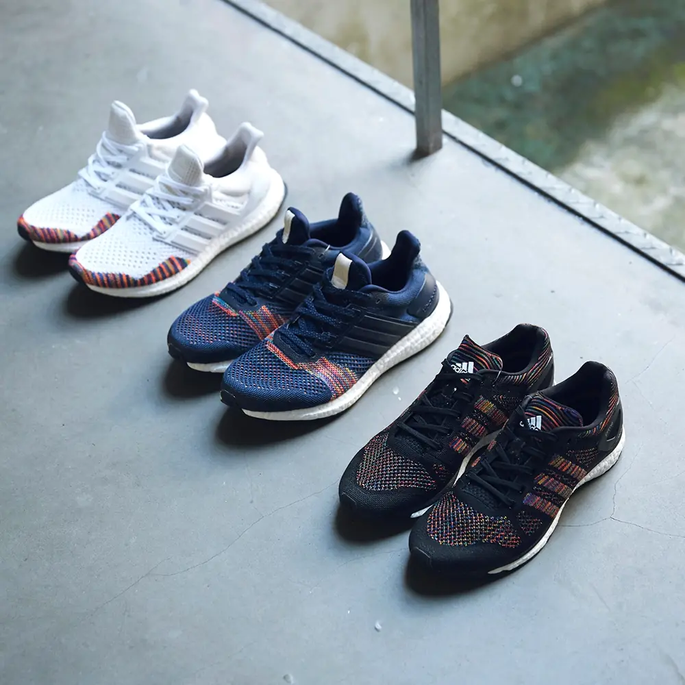 打破跑鞋印象！adidas Ultra Boost 彩虹系列讓你穿上運動也超潮