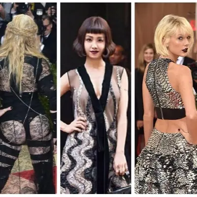 「呸姊」蔡依林霸氣登上 2016 Met Gala 紅毯！泰勒絲未來女戰士造型比拚女神卡卡