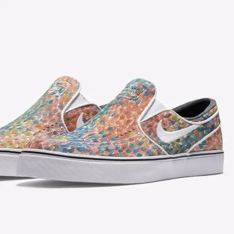 夏日繽紛懶人鞋！Nike SB Stefan Janoski Slip-On 展現獨特水彩畫風！