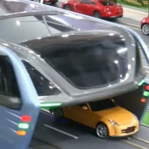 不用再怕塞車！中國開發出特殊「空中巴士」　一次可載 1200 人！