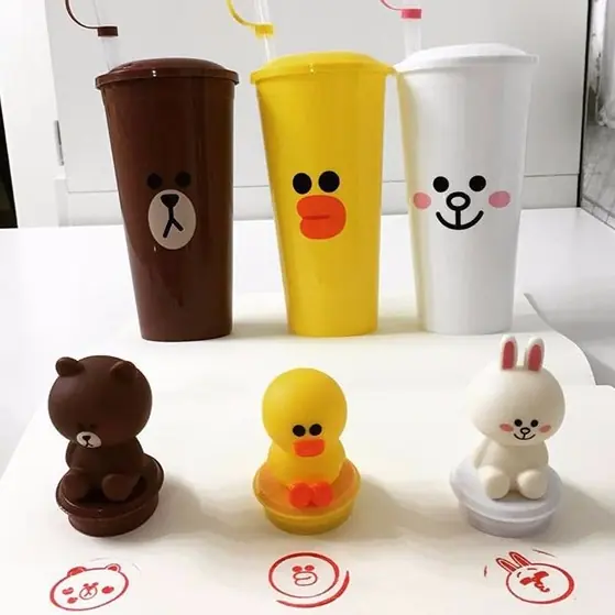 令你乖乖付錢的超可愛聯乘：Line 與韓國戲院合作推出 3 款汽水杯！
