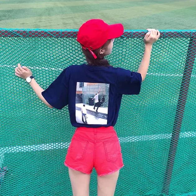 有了它變胖都是騙人的！ 有肚肉也不怕的復古 Oversize Tee ～韓妞教你百百搭