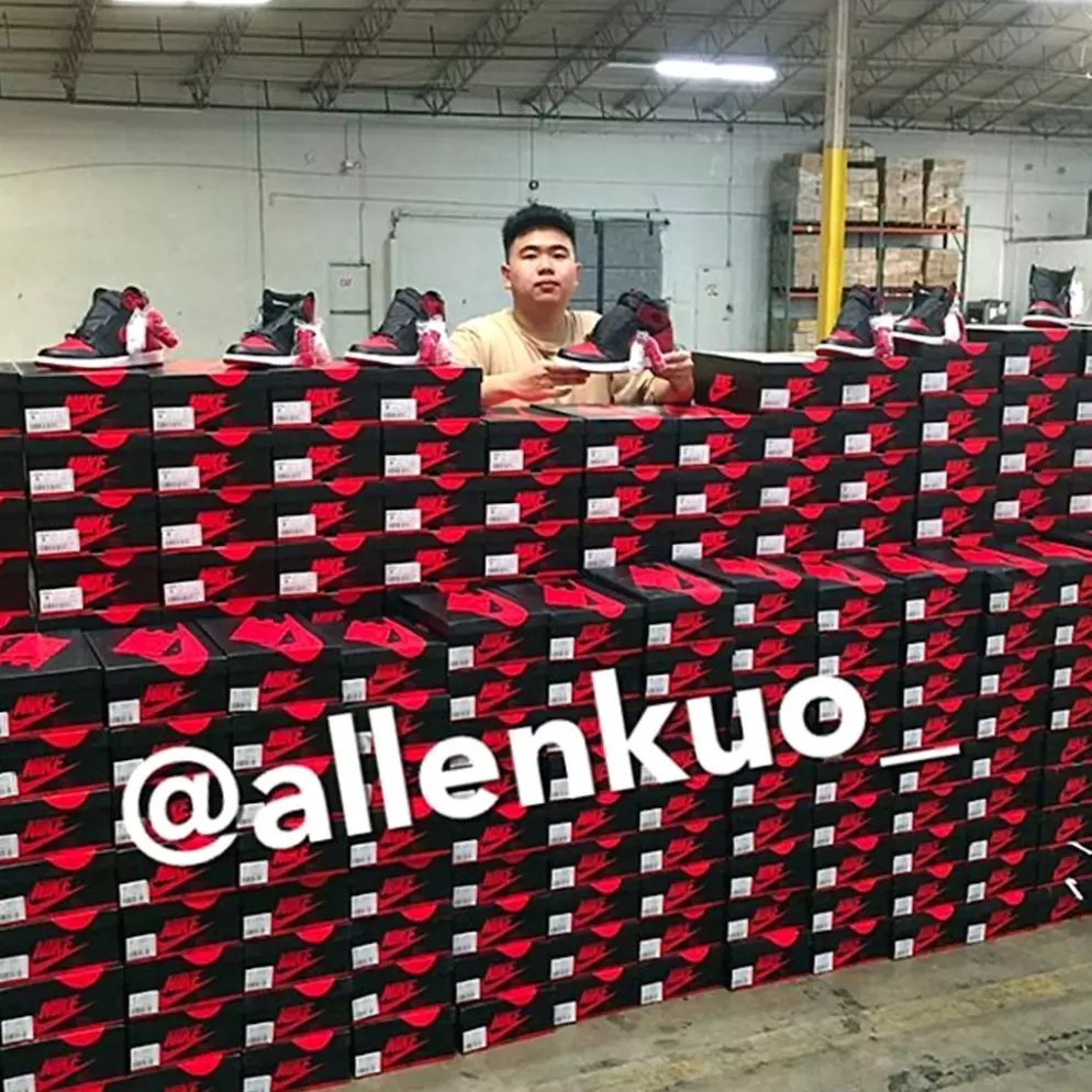 20 歲華人鞋頭搶先入手 100 雙 Air Jordan 1「Banned」　這樣還搶的到嗎...