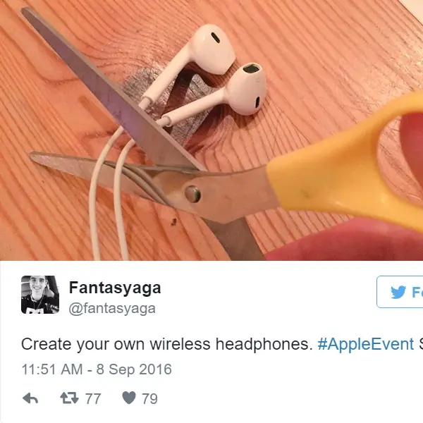 我剛省下了 159 美元！ 網友瘋狂吐槽 iPhone 7 無線耳機 AirPods 超爆笑！
