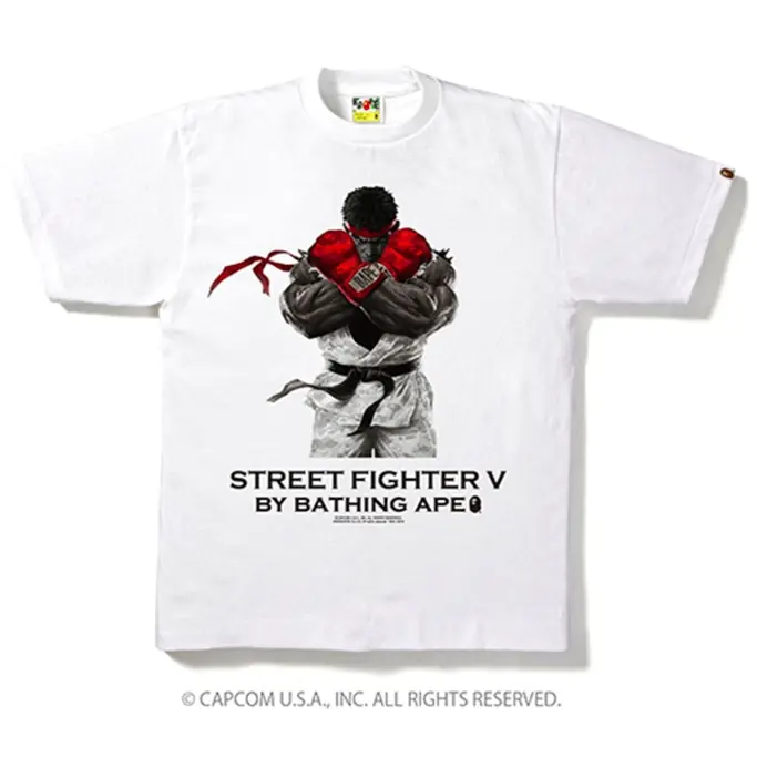 電玩迷必收！A BATHING APE x CAPCOM 聯名 Tee 釋出！