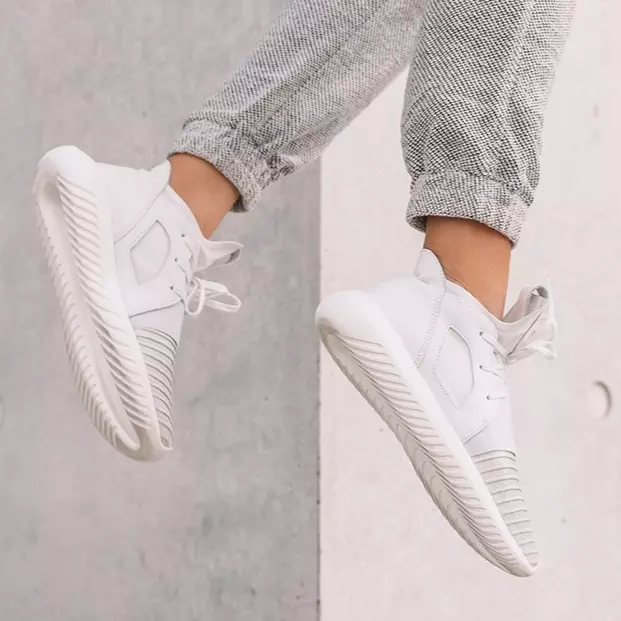 女孩限定！　adidas Originals Tubular Defiant 全白色鞋款
