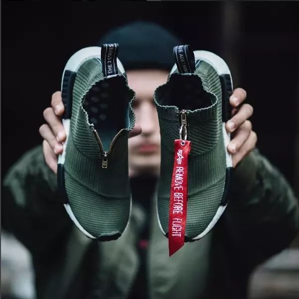 MA-1 上身！國外鞋面 IG 搶先曝光 adidas Originals NMD CS 全新軍裝配色