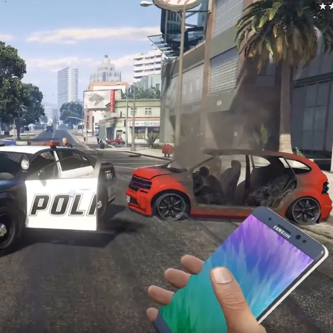 GTA 5 最強武器登場　三星 Galaxy Note 7 ！