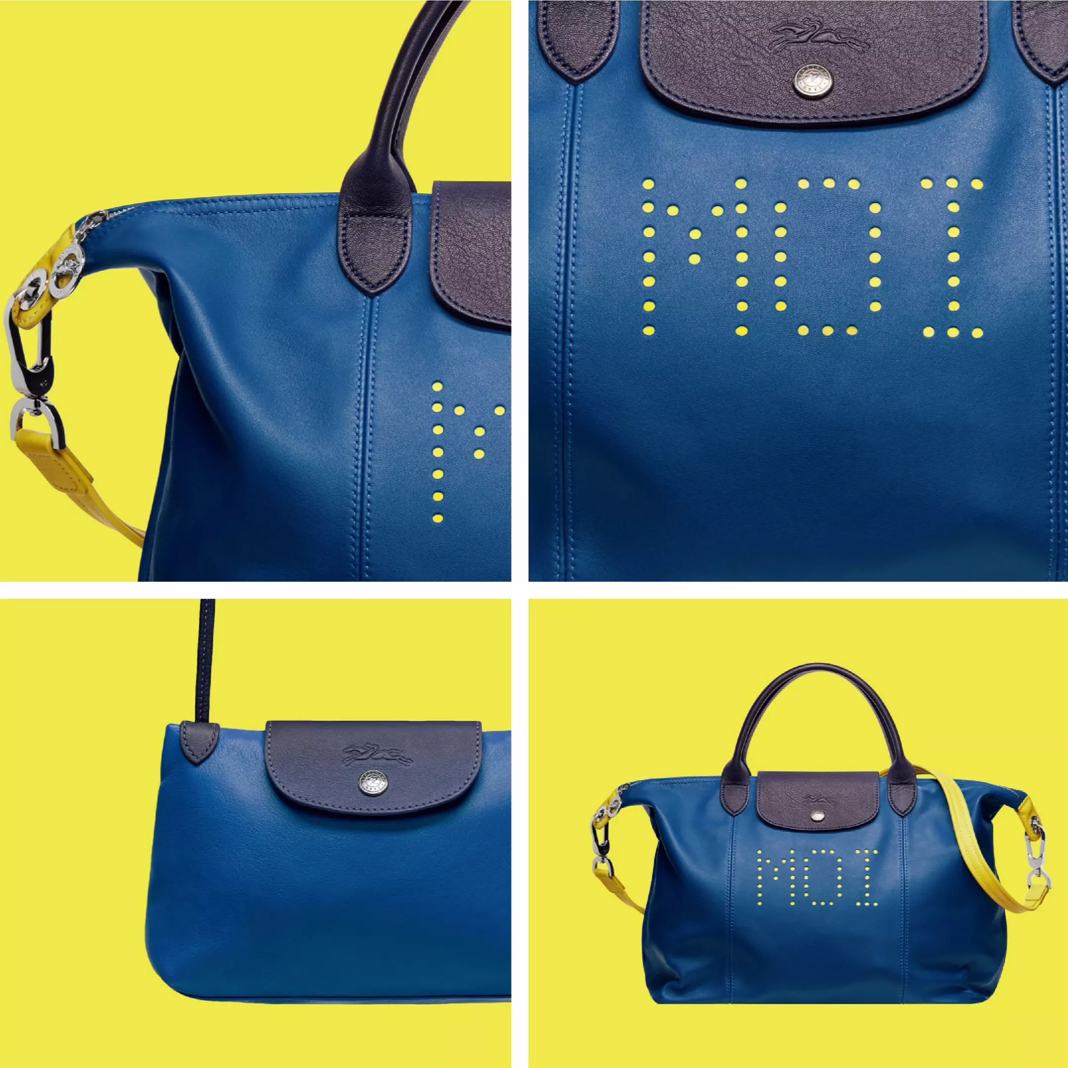 Longchamp 加上Emoji 表情符號超 Q 訂製包登台！